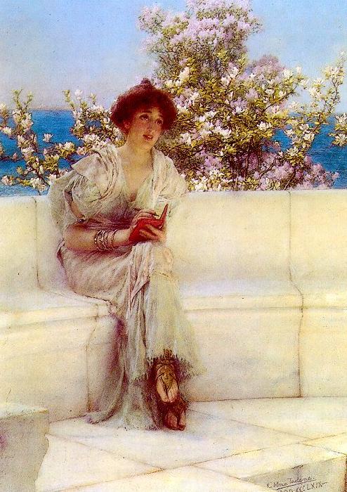 Alma Tadema The Year is at the Spring oil painting picture
